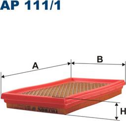 Filtron AP111/1 - Filtru aer parts5.com