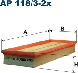 Filtron AP118/3-2x - Φίλτρο αέρα parts5.com