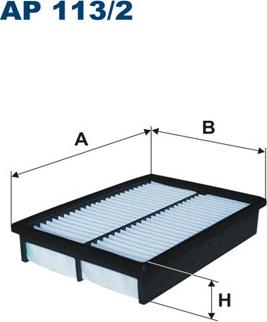 Filtron AP113/2 - Filtro de aire parts5.com