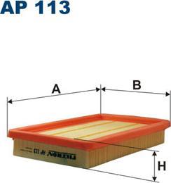 Filtron AP113 - Filtru aer parts5.com