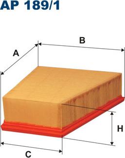 Filtron AP189/1 - Filtro de aire parts5.com