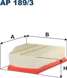 Filtron AP189/3 - Filtre à air parts5.com