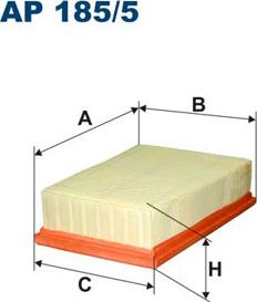 Filtron AP185/5 - Filtru aer parts5.com