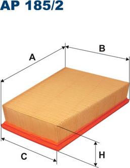 Filtron AP185/2 - Filtro de aire parts5.com