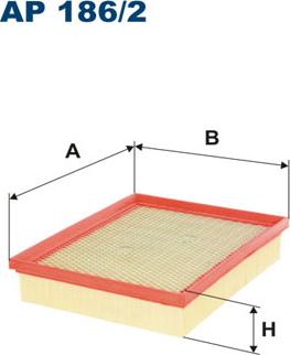 Filtron AP186/2 - Air Filter parts5.com