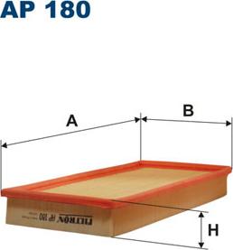 Filtron AP180 - Filtru aer parts5.com