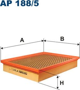 Filtron AP188/5 - Filtro de aire parts5.com