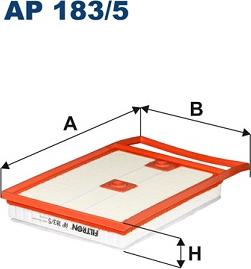 Filtron AP183/5 - Filtr powietrza parts5.com