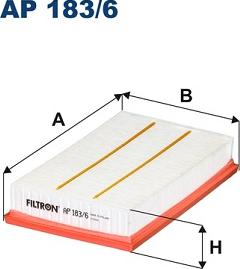 Filtron AP 183/6 - Vzduchový filter parts5.com