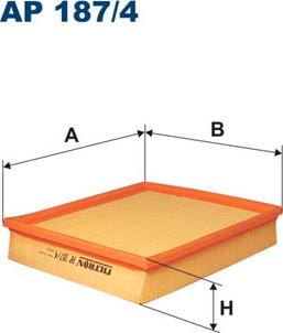 Filtron AP187/4 - Filtru aer parts5.com