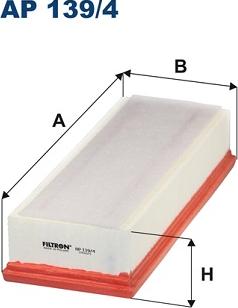 Filtron AP139/4 - Filtr powietrza parts5.com
