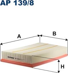 Filtron AP 139/8 - Zracni filter parts5.com