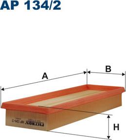 Filtron AP134/2 - Air Filter parts5.com