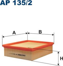 Filtron AP135/2 - Õhufilter parts5.com