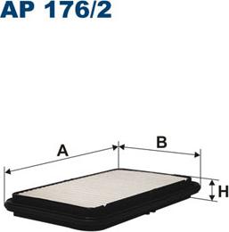 Filtron AP176/2 - Filtru aer parts5.com