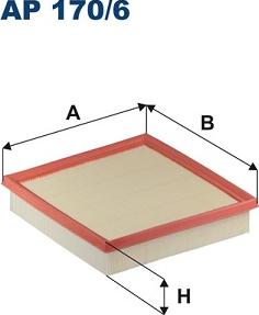 Filtron AP 170/6 - Filtru aer parts5.com