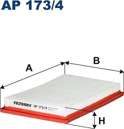 Filtron AP173/4 - Filtru aer parts5.com