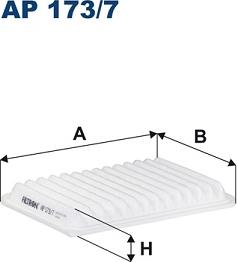 Filtron AP 173/7 - Filtru aer parts5.com