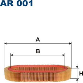 Filtron AR001 - Air Filter parts5.com