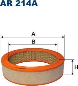 Filtron AR214A - Filtru aer parts5.com