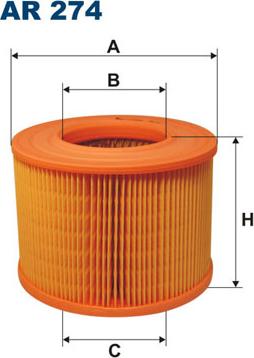 Filtron AR274 - Légszűrő parts5.com