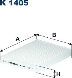 Filtron K1405 - Filtru, aer habitaclu parts5.com