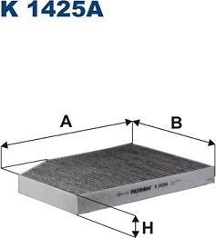 Filtron K 1425A - Filtru, aer habitaclu parts5.com