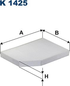 Filtron K 1425 - Filtru, aer habitaclu parts5.com