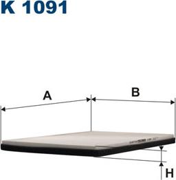 Filtron K1091 - Filtru, aer habitaclu parts5.com