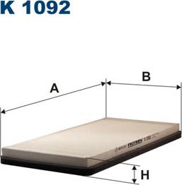 Filtron K1092 - Filtro, aire habitáculo parts5.com