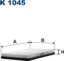 Filtron K1045 - Filter, interior air parts5.com