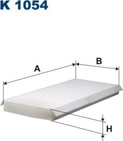 Filtron K1054 - Filtro, aire habitáculo parts5.com