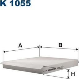 Filtron K1055 - Filter, zrak notranjega prostora parts5.com