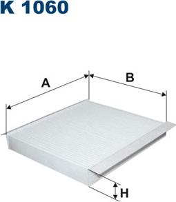 Filtron K1060 - Filter, interior air parts5.com