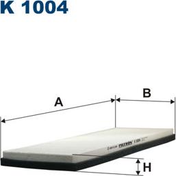 Filtron K1004 - Filtro, aire habitáculo parts5.com