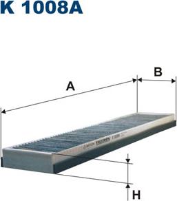 Filtron K1008A - Filtru, aer habitaclu parts5.com