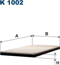 Filtron K1002 - Filtru, aer habitaclu parts5.com