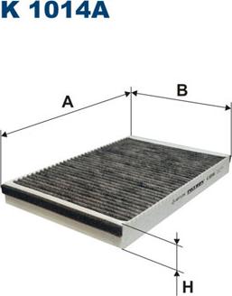 Filtron K1014A - Filter, interior air parts5.com