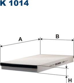 Filtron K1014 - Filtru, aer habitaclu parts5.com