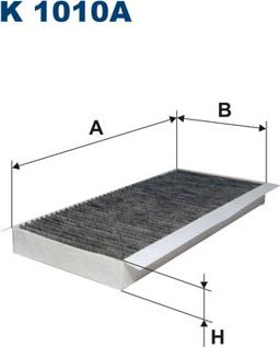 Filtron K1010A - Filtru, aer habitaclu parts5.com