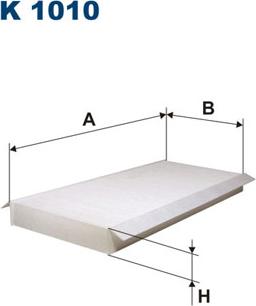 Filtron K1010 - Filtru, aer habitaclu parts5.com