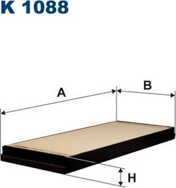 Filtron K1088 - Filtro, aire habitáculo parts5.com