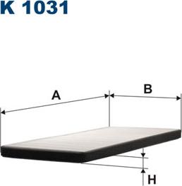 Filtron K1031 - Filtru, aer habitaclu parts5.com