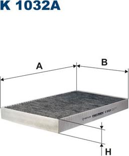 Filtron K1032A - Filter, interior air parts5.com