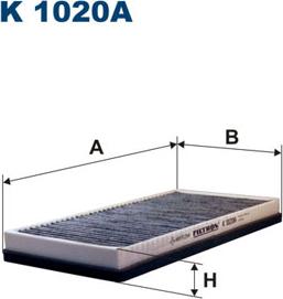 Filtron K1020A - Filtru, aer habitaclu parts5.com