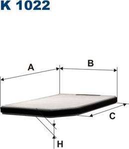 Filtron K1022 - Filtru, aer habitaclu parts5.com