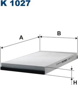 Filtron K1027 - Filtar, zrak unutarnjeg prostora parts5.com