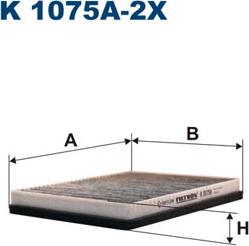 Filtron K1075A-2x - Filtro, aire habitáculo parts5.com