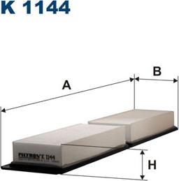 Filtron K1144 - Filtru, aer habitaclu parts5.com