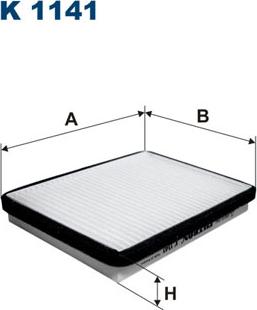 Filtron K1141 - Filter, Innenraumluft parts5.com